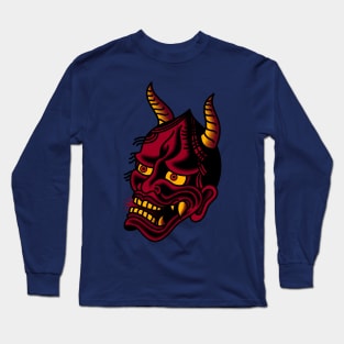 OldSalt American Traditional Hannya Demon Oni Mask Long Sleeve T-Shirt